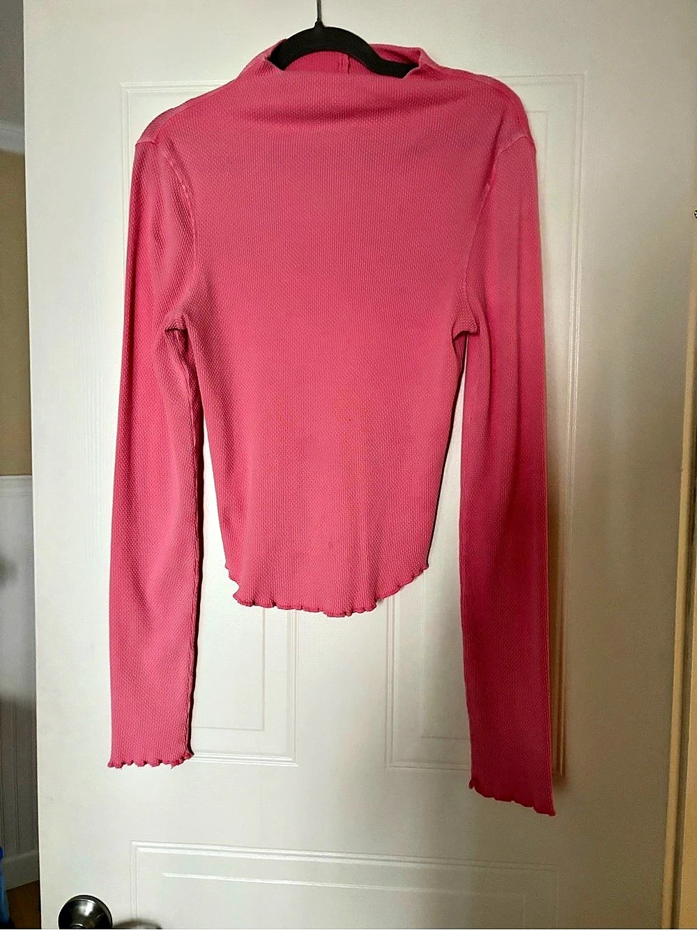 Free people Pink Long Sleeve Top L